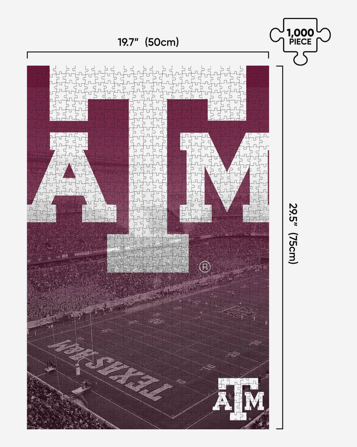 Texas A&M Aggies Kyle Field Stadium 1000 Piece Jigsaw Puzzle PZLZ FOCO - FOCO.com