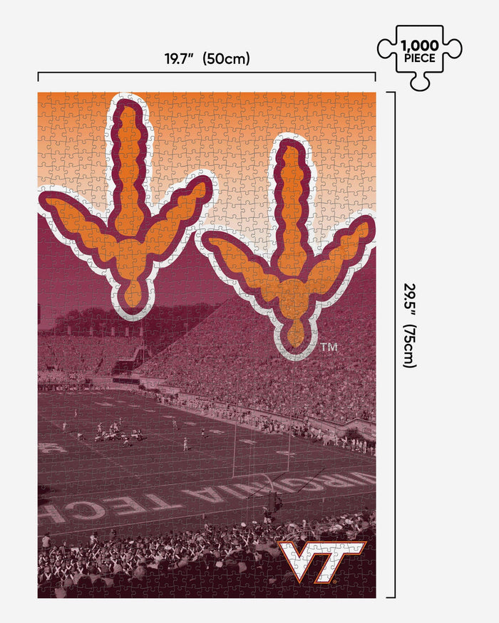 Virginia Tech Hokies Hokies Lane Stadium 1000 Piece Jigsaw Puzzle PZLZ FOCO - FOCO.com