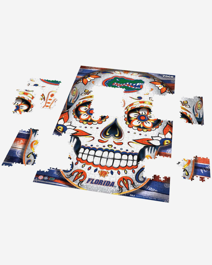 Florida Gators Sugar Skull 1000 Piece Jigsaw Puzzle PZLZ FOCO - FOCO.com