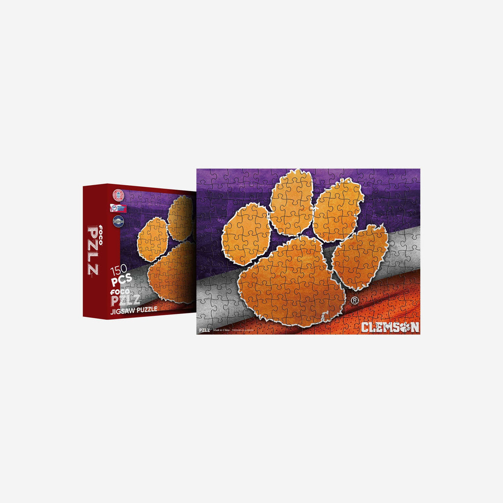 Clemson Tigers Team Logo 150 Piece Jigsaw Puzzle PZLZ FOCO - FOCO.com