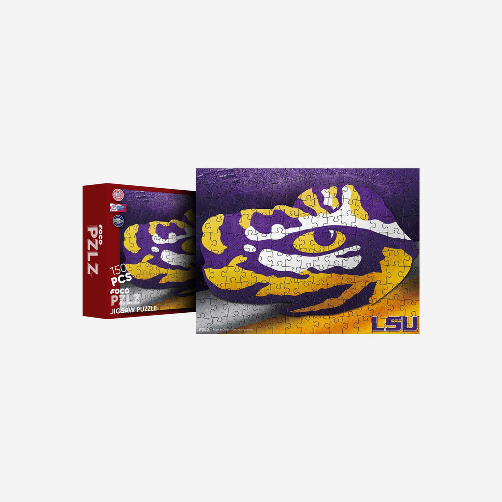 LSU Tigers Team Logo 150 Piece Jigsaw Puzzle PZLZ FOCO - FOCO.com