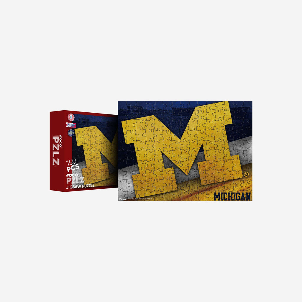 Michigan Wolverines Team Logo 150 Piece Jigsaw Puzzle PZLZ FOCO - FOCO.com