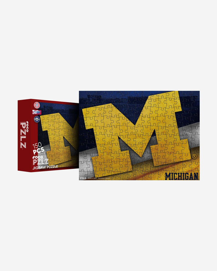 Michigan Wolverines Team Logo 150 Piece Jigsaw Puzzle PZLZ FOCO - FOCO.com