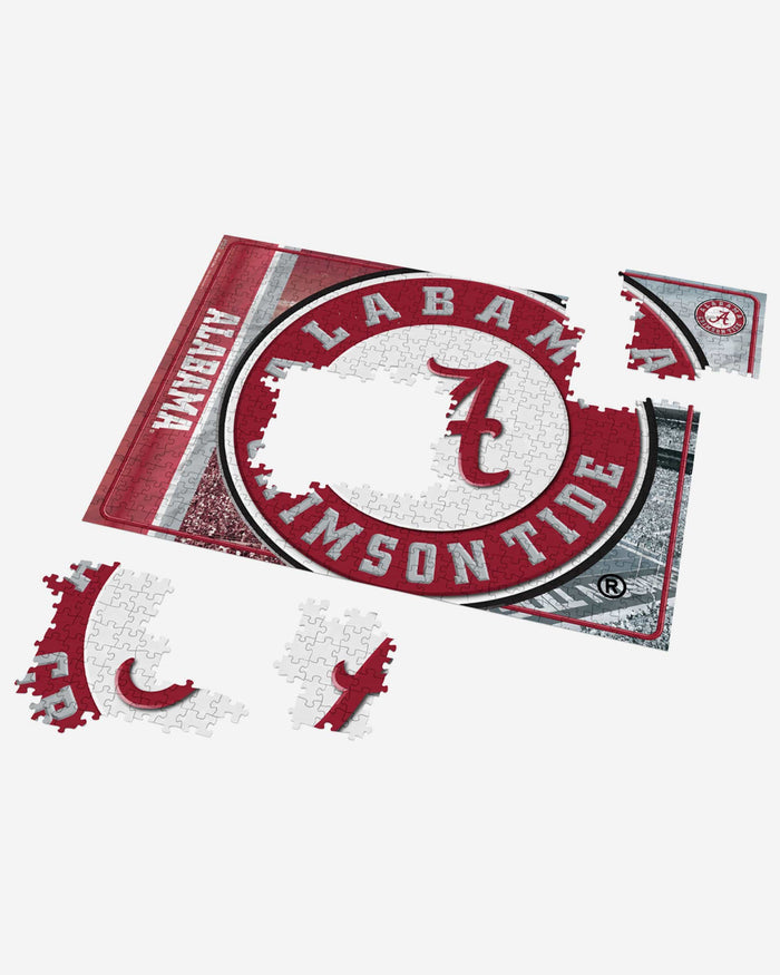 Alabama Crimson Tide Big Logo 500 Piece Jigsaw Puzzle PZLZ FOCO - FOCO.com