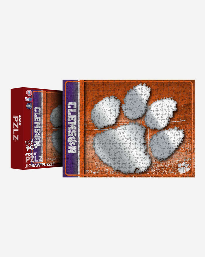 Clemson Tigers Big Logo 500 Piece Jigsaw Puzzle PZLZ FOCO - FOCO.com