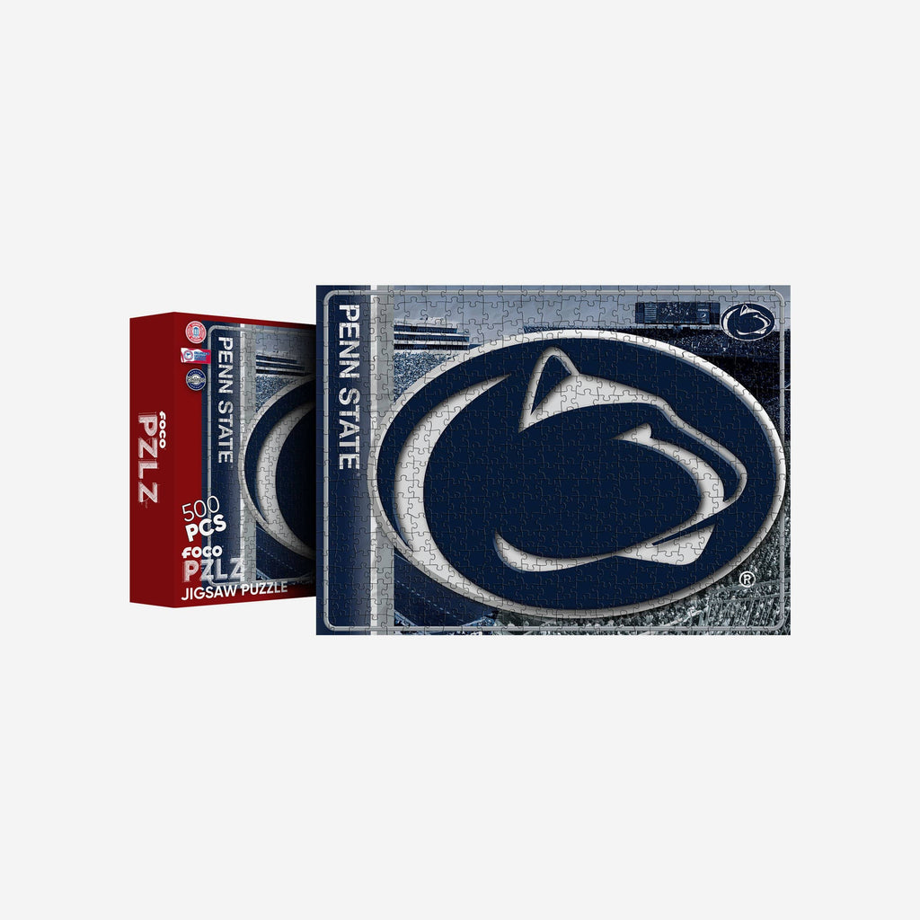 Penn State Nittany Lions Big Logo 500 Piece Jigsaw Puzzle PZLZ FOCO - FOCO.com