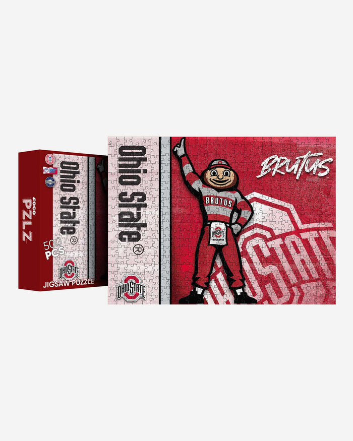 Brutus Buckeye Ohio State Buckeyes Mascot 500 Piece Jigsaw Puzzle PZLZ FOCO - FOCO.com