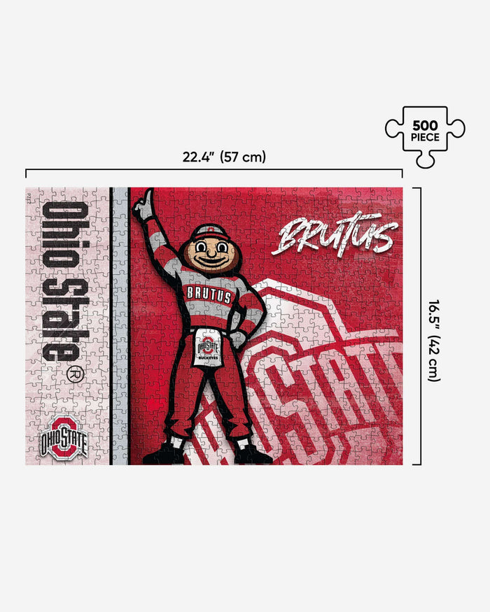 Brutus Buckeye Ohio State Buckeyes Mascot 500 Piece Jigsaw Puzzle PZLZ FOCO - FOCO.com