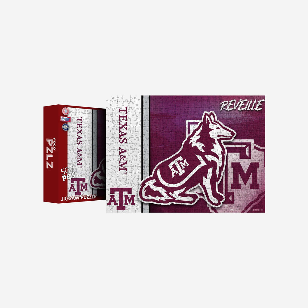 Reveille Texas A&M Aggies Mascot 500 Piece Jigsaw Puzzle PZLZ FOCO - FOCO.com