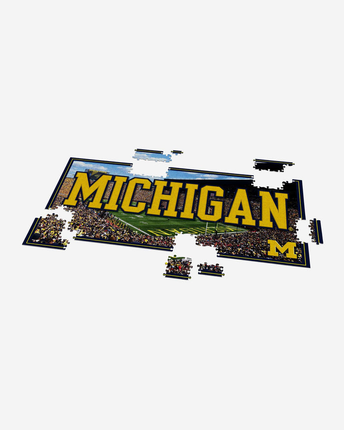 Michigan Wolverines Michigan Stadium 500 Piece Stadiumscape Jigsaw Puzzle PZLZ FOCO - FOCO.com