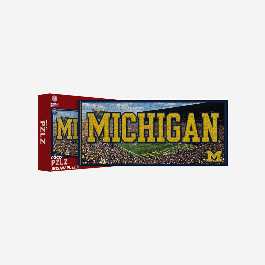 Michigan Wolverines Michigan Stadium 500 Piece Stadiumscape Jigsaw Puzzle PZLZ FOCO - FOCO.com