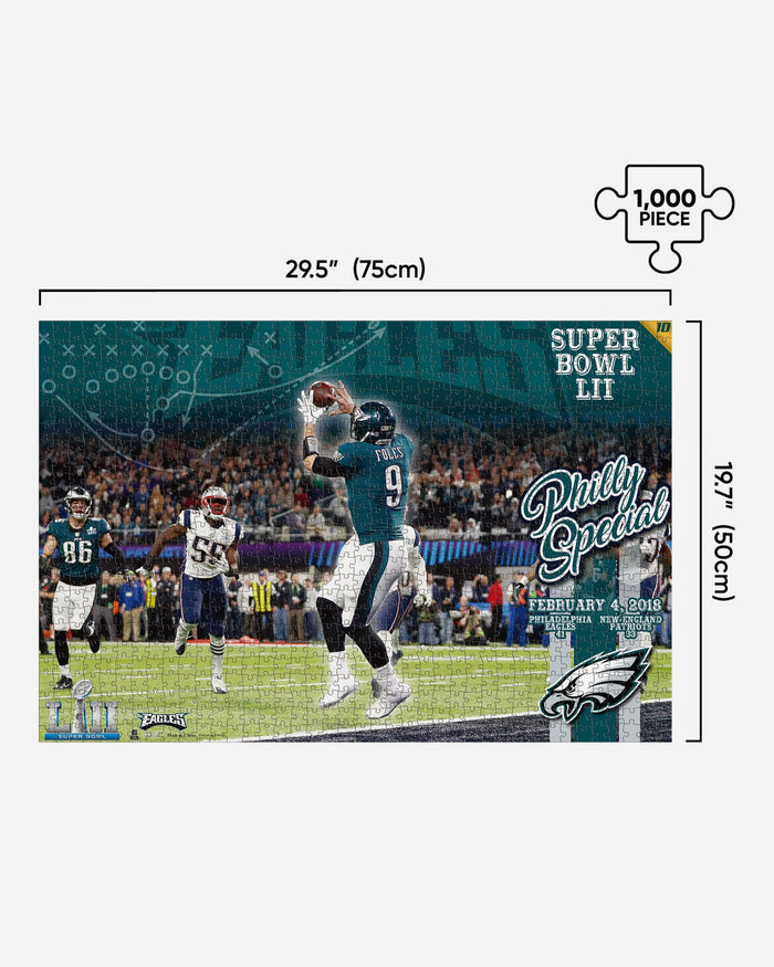 Nick Foles Philadelphia Eagles Philly Special 1000 Piece Jigsaw Puzzle PZLZ FOCO - FOCO.com