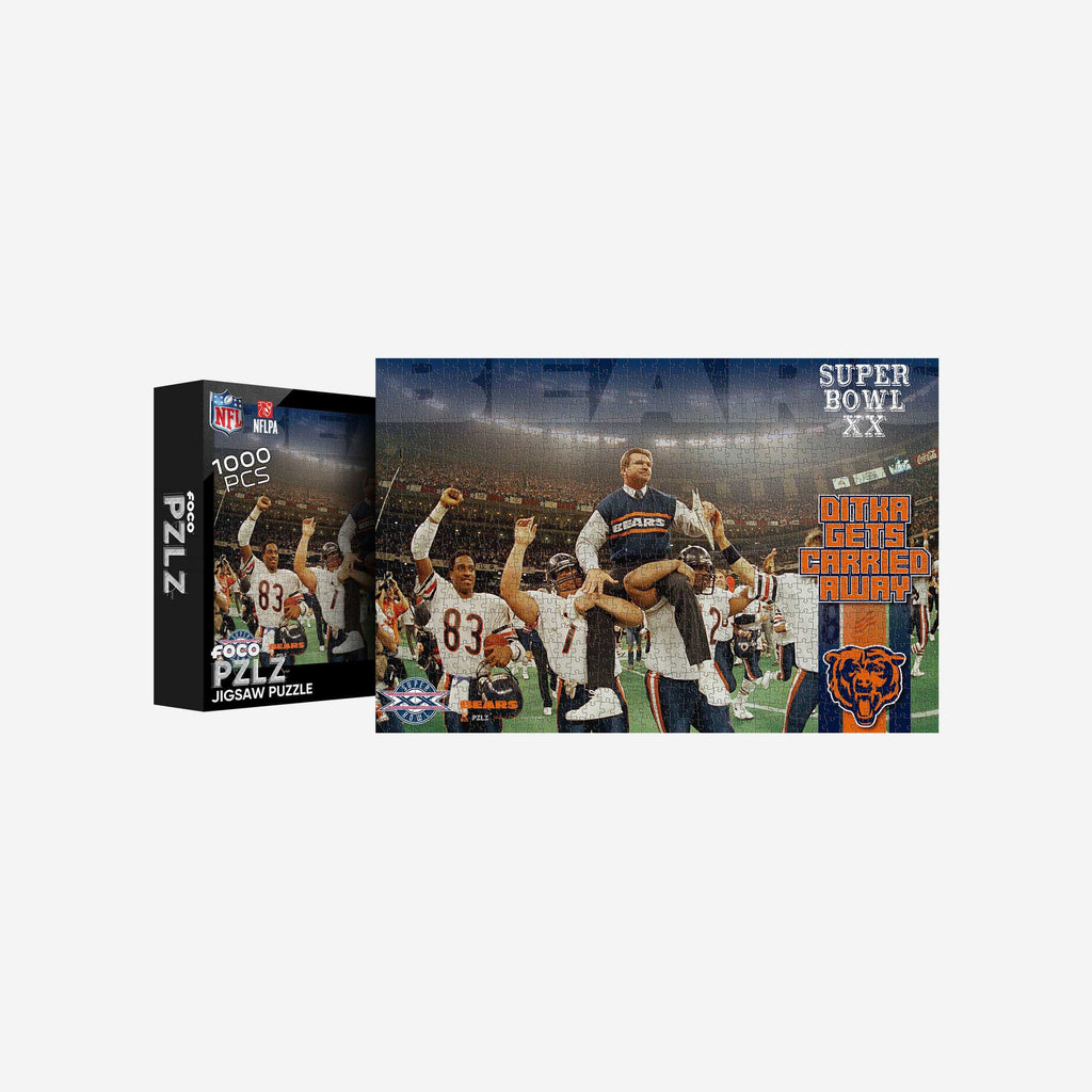 Mike Ditka Chicago Bears Superbowl XX 1000 Piece Jigsaw Puzzle PZLZ FOCO - FOCO.com