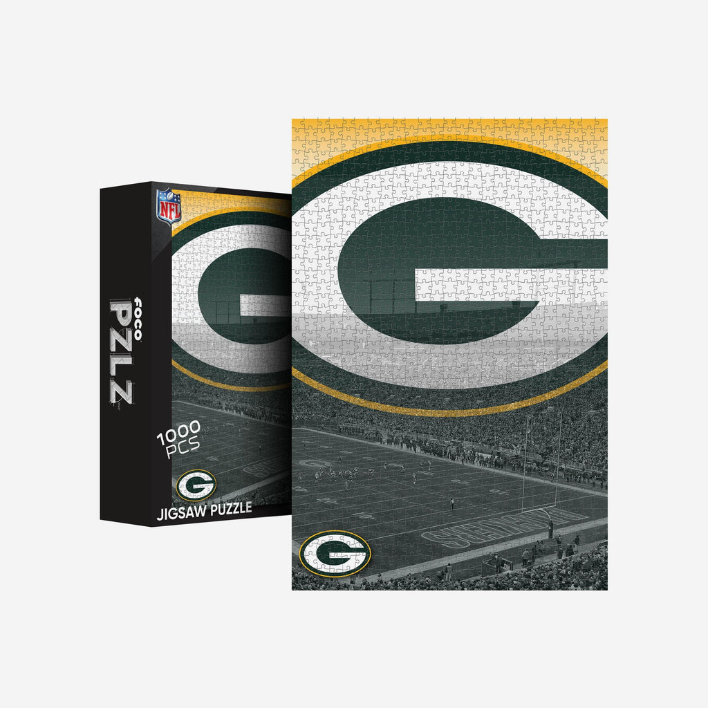 Green Bay Packers Lambeau Field Stadium 1000 Piece Jigsaw Puzzle PZLZ FOCO - FOCO.com