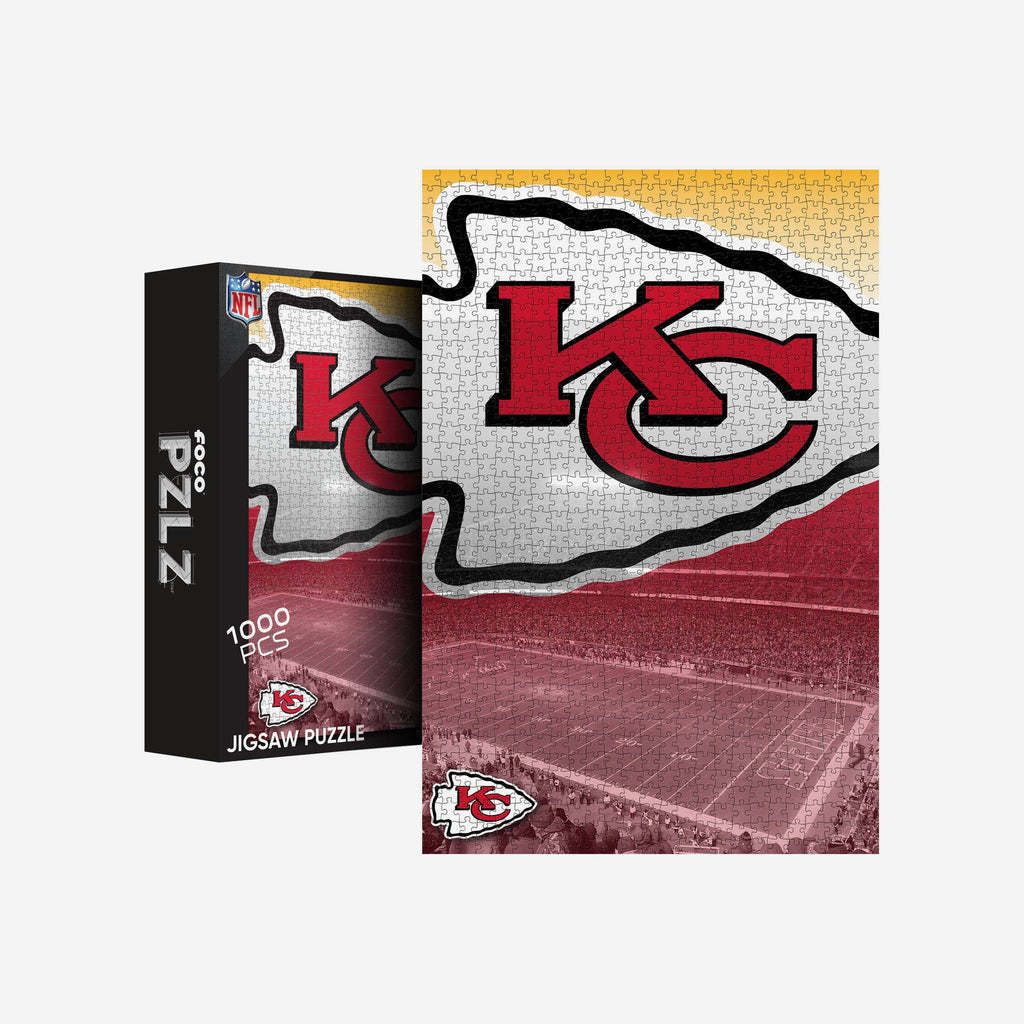 Kansas City Chiefs Arrowhead Stadium 1000 Piece Jigsaw Puzzle PZLZ FOCO - FOCO.com