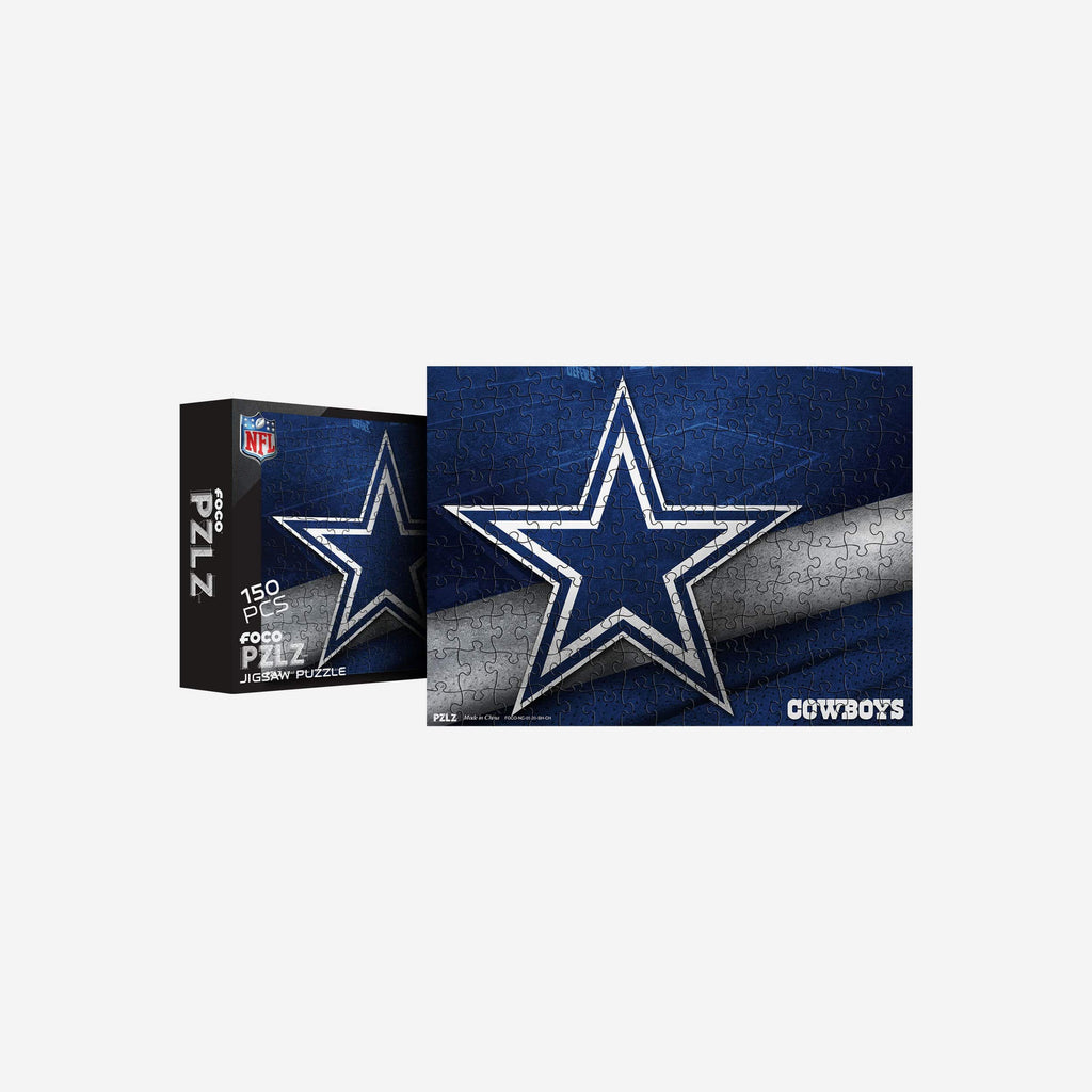 Dallas Cowboys Team Logo 150 Piece Jigsaw Puzzle PZLZ FOCO - FOCO.com