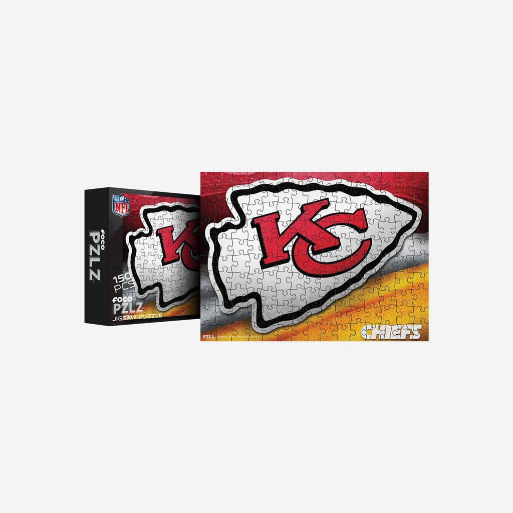 Kansas City Chiefs Team Logo 150 Piece Jigsaw Puzzle PZLZ FOCO - FOCO.com