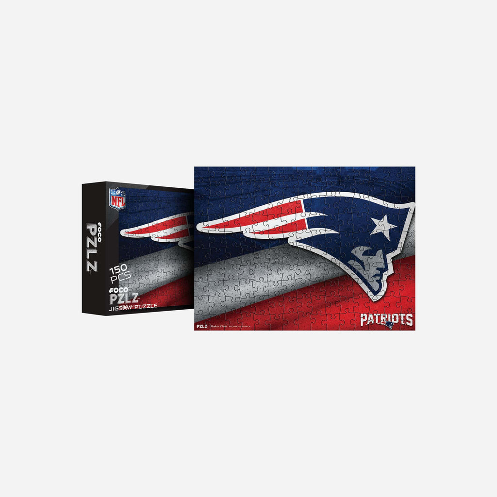 New England Patriots Team Logo 150 Piece Jigsaw Puzzle PZLZ FOCO - FOCO.com