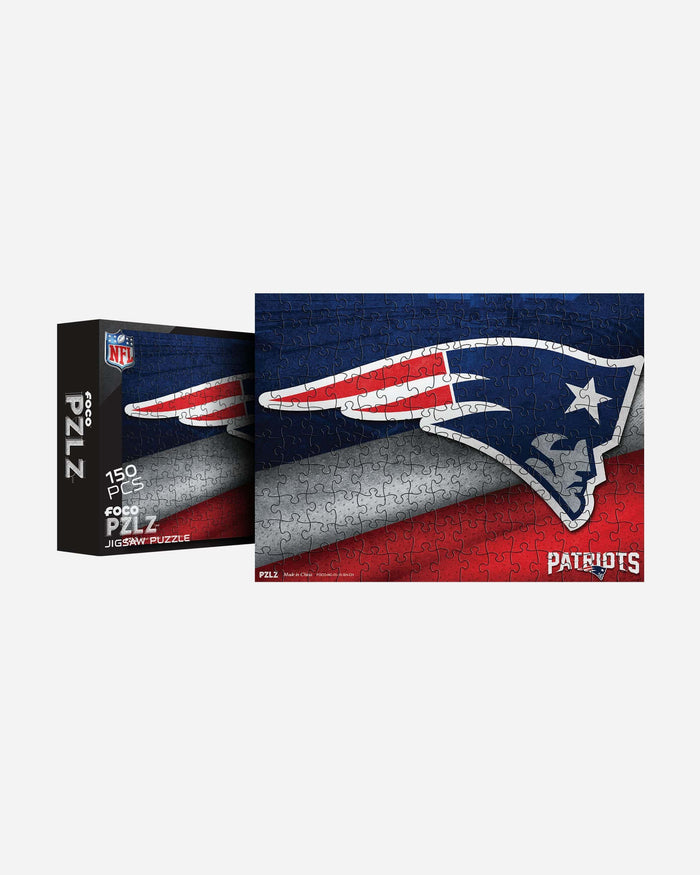 New England Patriots Team Logo 150 Piece Jigsaw Puzzle PZLZ FOCO - FOCO.com