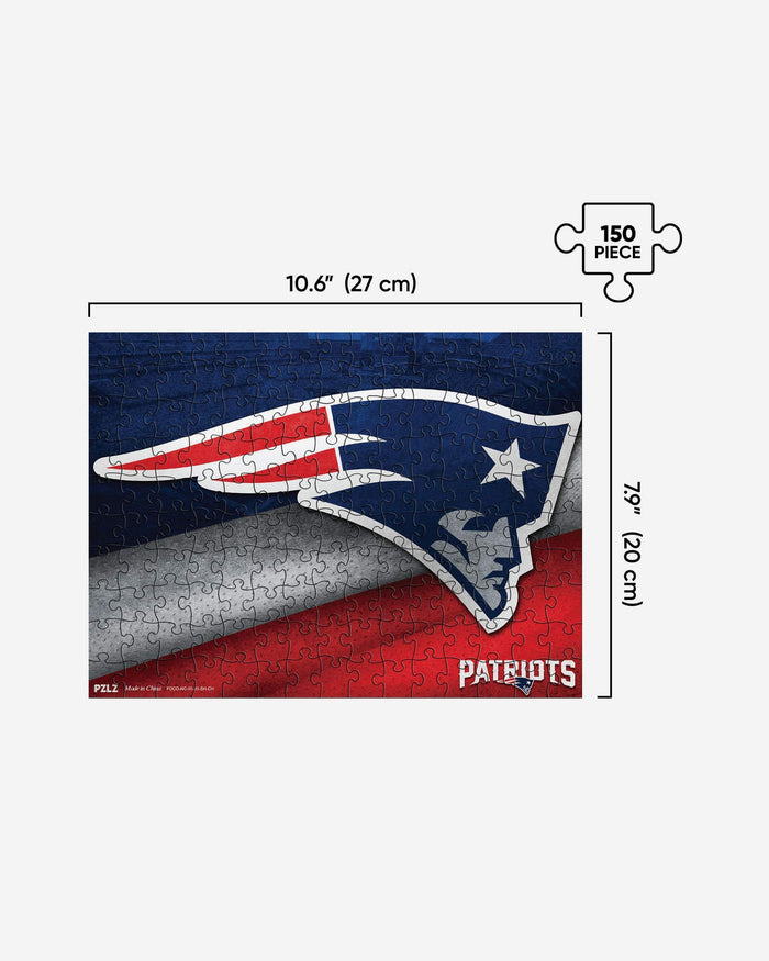 New England Patriots Team Logo 150 Piece Jigsaw Puzzle PZLZ FOCO - FOCO.com