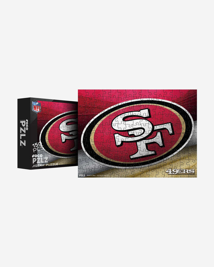 San Francisco 49ers Team Logo 150 Piece Jigsaw Puzzle PZLZ FOCO - FOCO.com