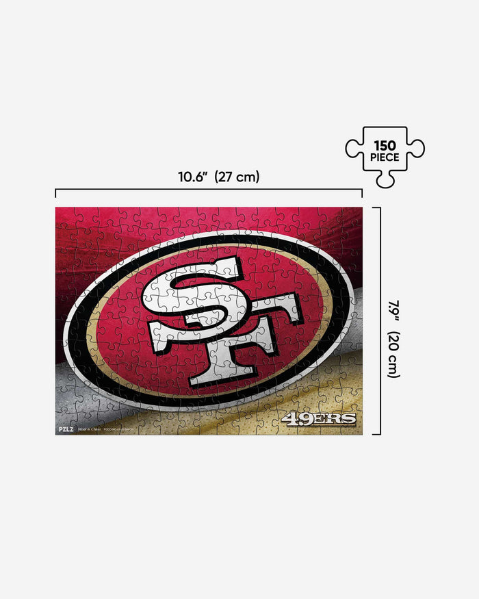 San Francisco 49ers Team Logo 150 Piece Jigsaw Puzzle PZLZ FOCO - FOCO.com