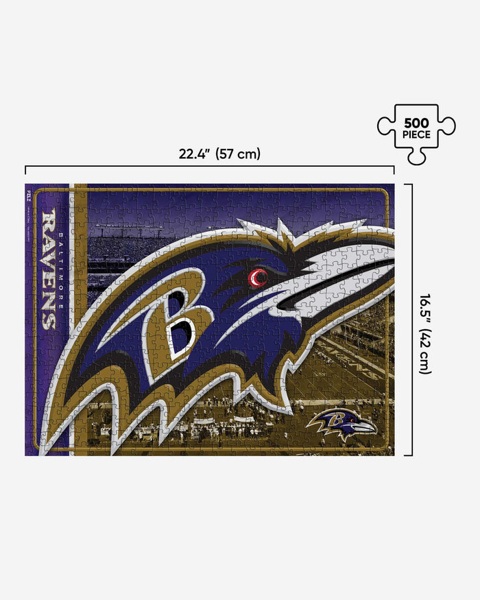 Baltimore Ravens Big Logo 500 Piece Jigsaw Puzzle PZLZ FOCO - FOCO.com