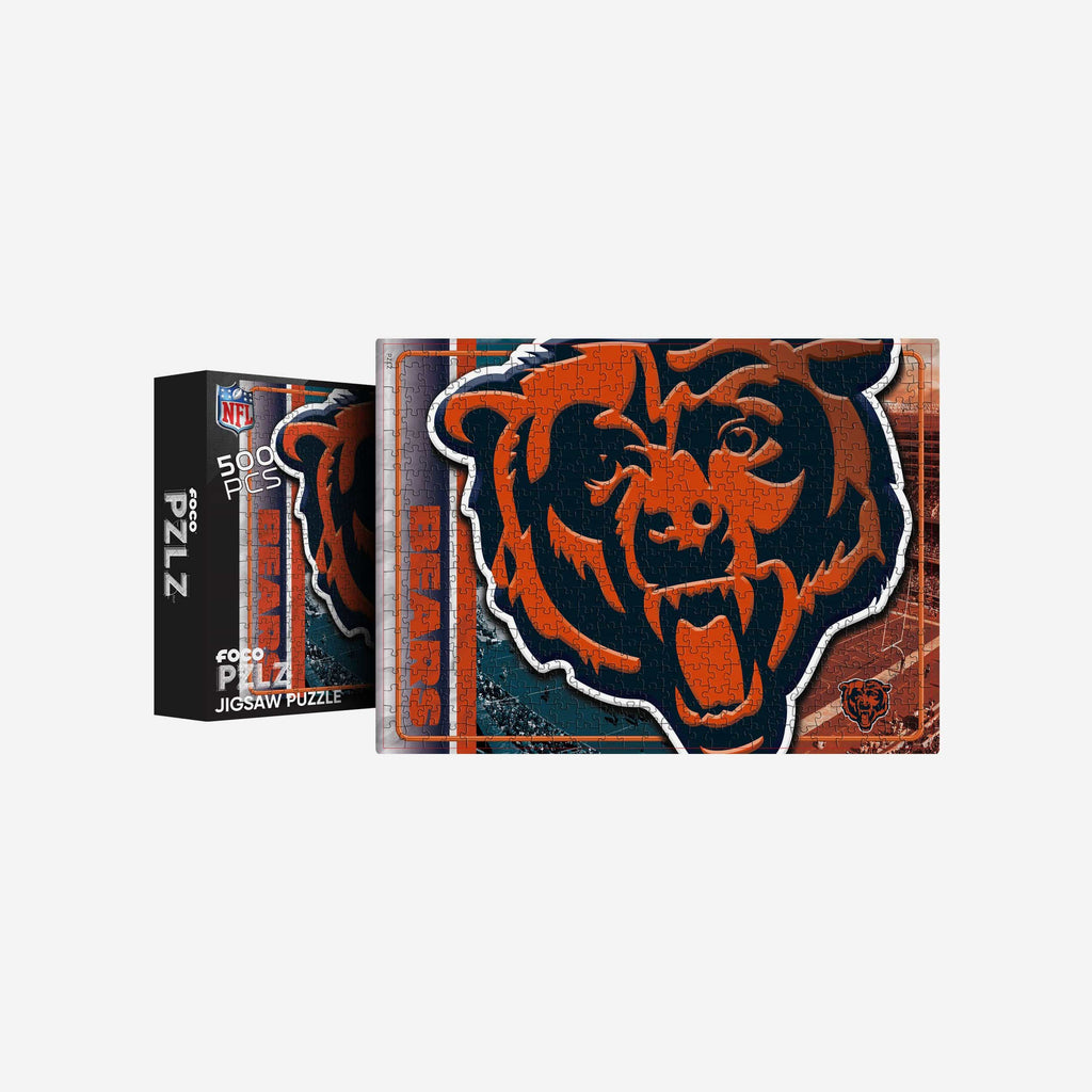 Chicago Bears Big Logo 500 Piece Jigsaw Puzzle PZLZ FOCO - FOCO.com