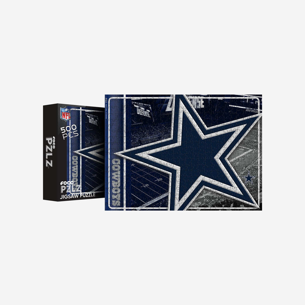 Dallas Cowboys Big Logo 500 Piece Jigsaw Puzzle PZLZ FOCO - FOCO.com