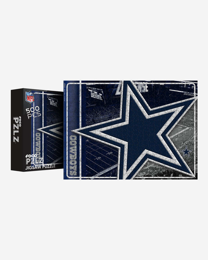 Dallas Cowboys Big Logo 500 Piece Jigsaw Puzzle PZLZ FOCO - FOCO.com