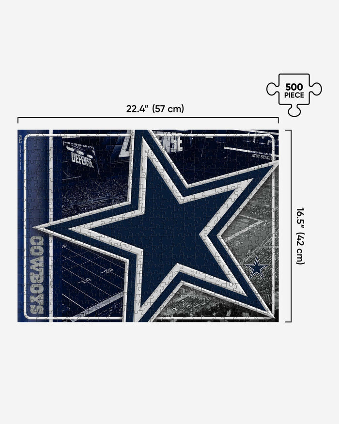 Dallas Cowboys Big Logo 500 Piece Jigsaw Puzzle PZLZ FOCO - FOCO.com