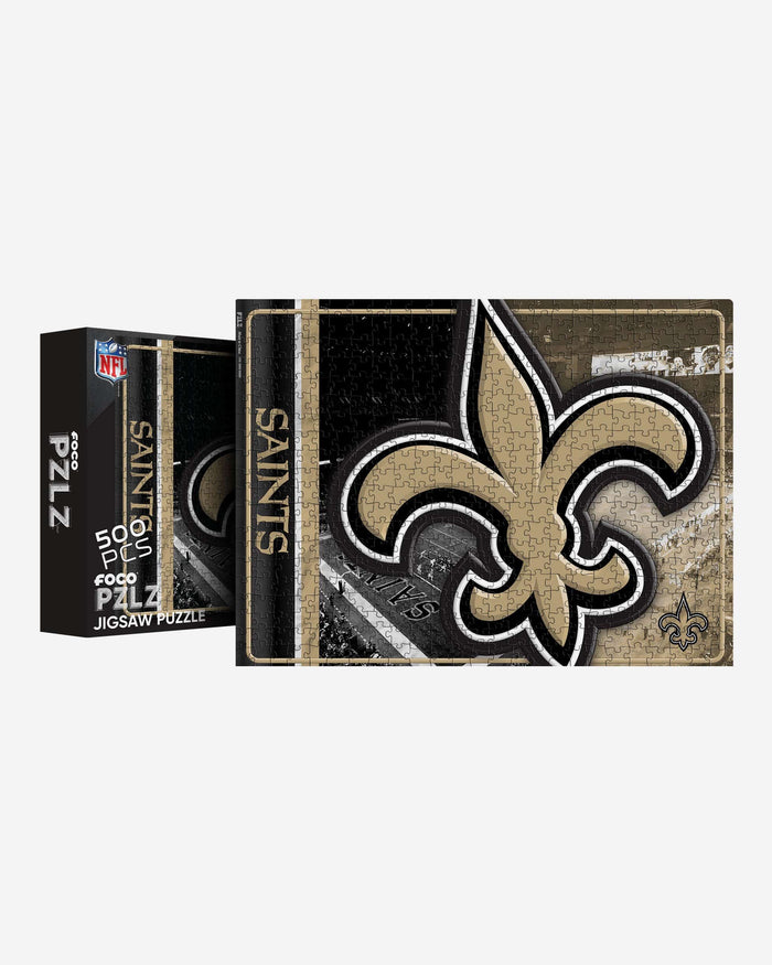 New Orleans Saints Big Logo 500 Piece Jigsaw Puzzle PZLZ FOCO - FOCO.com