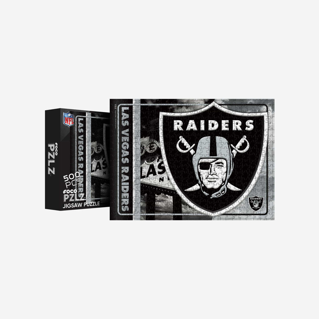 Las Vegas Raiders Big Logo 500 Piece Jigsaw Puzzle PZLZ FOCO - FOCO.com