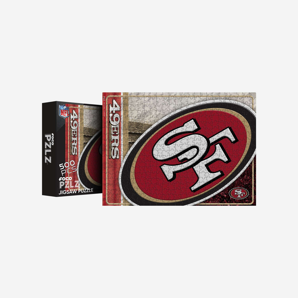 San Francisco 49ers Big Logo 500 Piece Jigsaw Puzzle PZLZ FOCO - FOCO.com