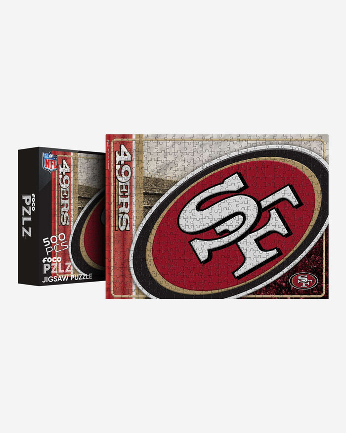 San Francisco 49ers Big Logo 500 Piece Jigsaw Puzzle PZLZ FOCO - FOCO.com