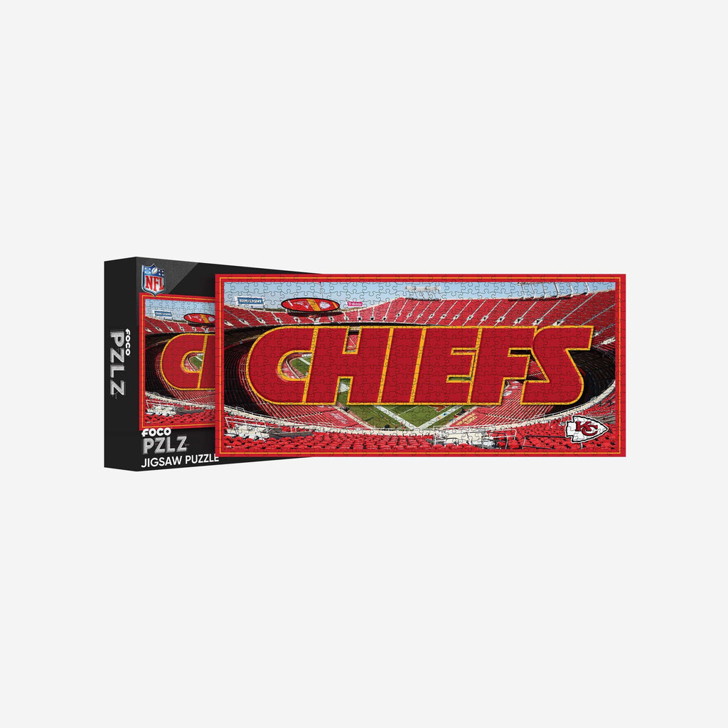 Kansas City Chiefs Arrowhead Stadium 500 Piece Stadiumscape Jigsaw Puzzle PZLZ FOCO - FOCO.com