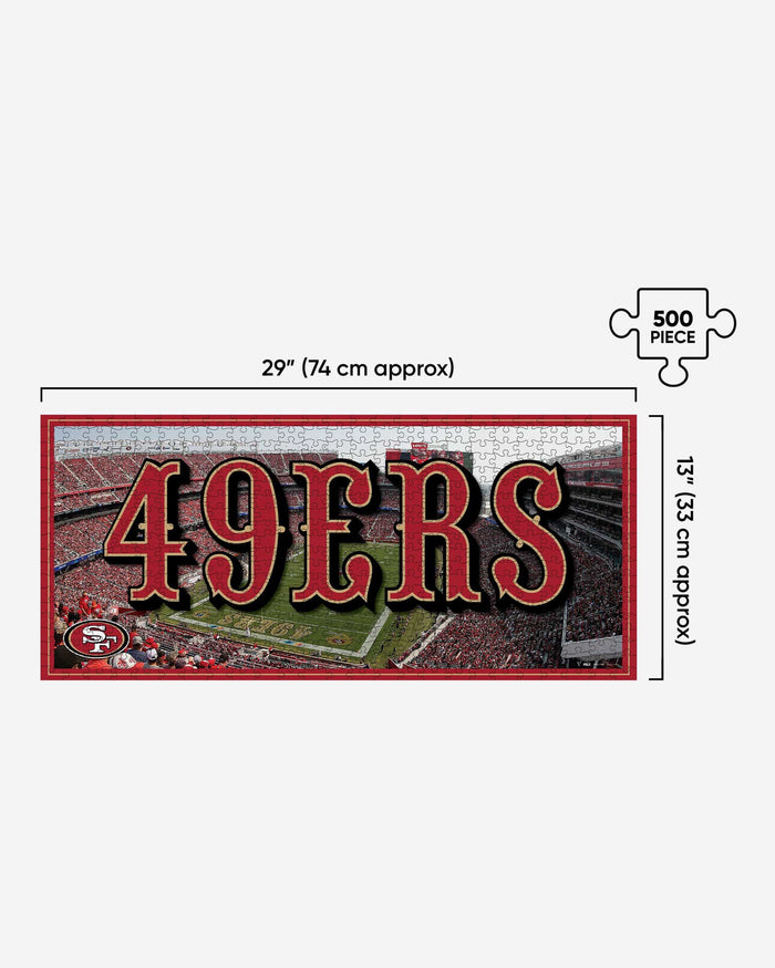 San Francisco 49ers Levi's Stadium 500 Piece Stadiumscape Jigsaw Puzzle PZLZ FOCO - FOCO.com