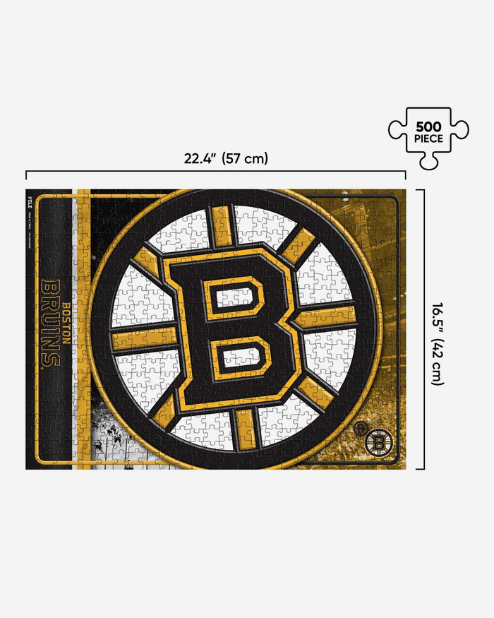 Boston Bruins Big Logo 500 Piece Jigsaw Puzzle PZLZ FOCO - FOCO.com