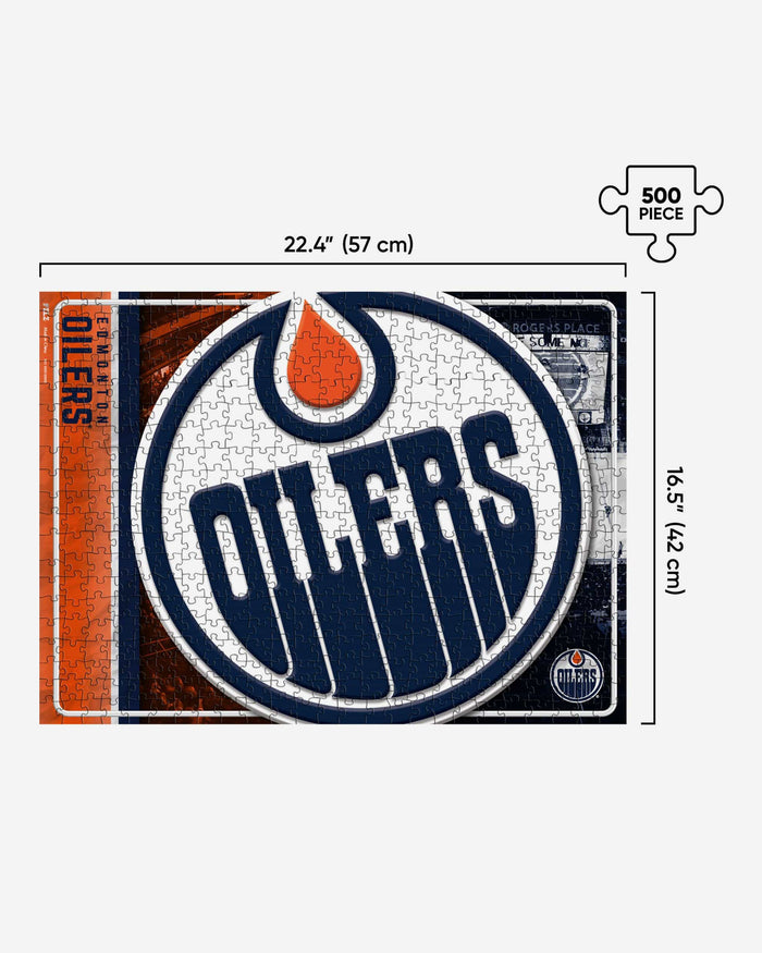 Edmonton Oilers Big Logo 500 Piece Jigsaw Puzzle PZLZ FOCO - FOCO.com