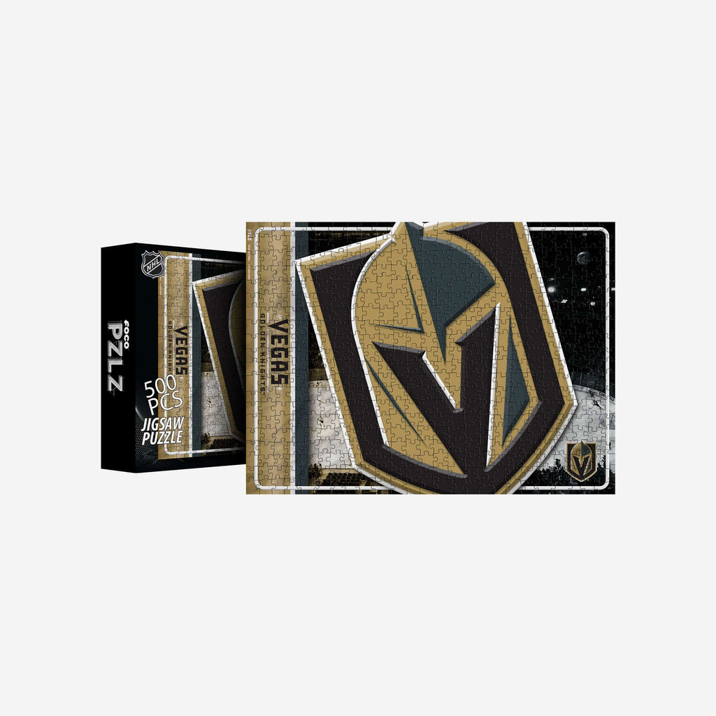 Vegas Golden Knights Big Logo 500 Piece Jigsaw Puzzle PZLZ FOCO - FOCO.com