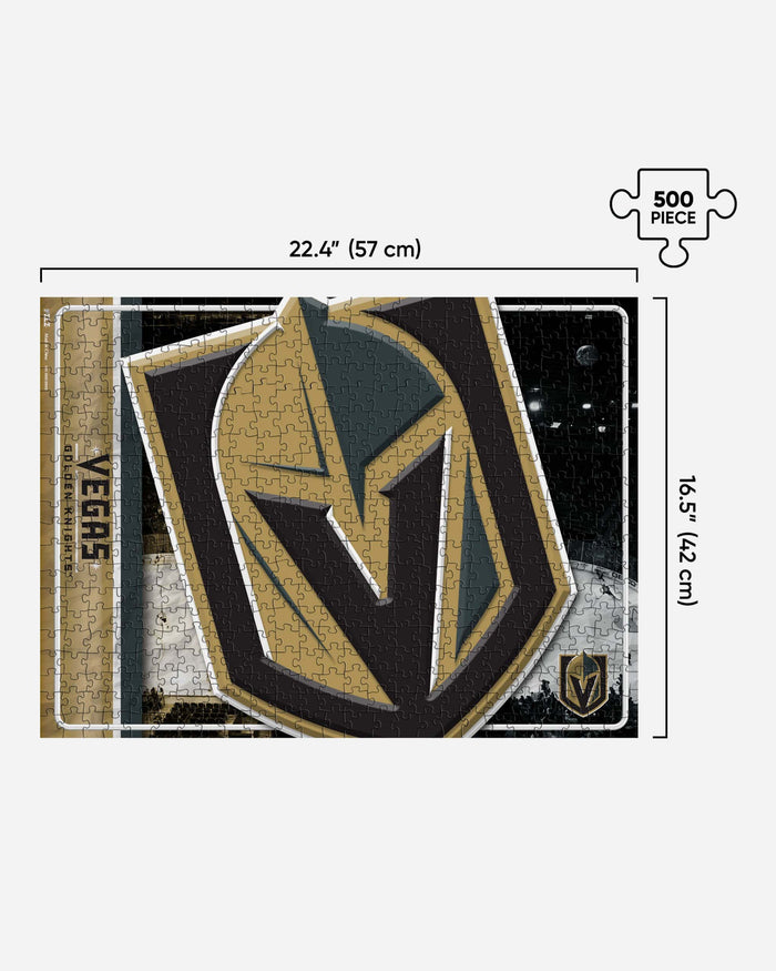 Vegas Golden Knights Big Logo 500 Piece Jigsaw Puzzle PZLZ FOCO - FOCO.com