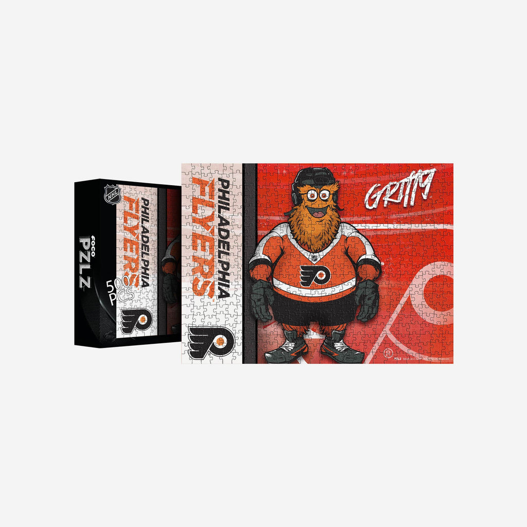 Gritty Philadelphia Flyers Mascot 500 Piece Jigsaw Puzzle PZLZ FOCO - FOCO.com