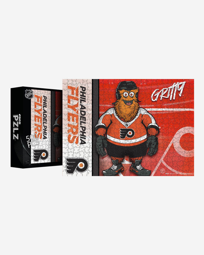 Gritty Philadelphia Flyers Mascot 500 Piece Jigsaw Puzzle PZLZ FOCO - FOCO.com