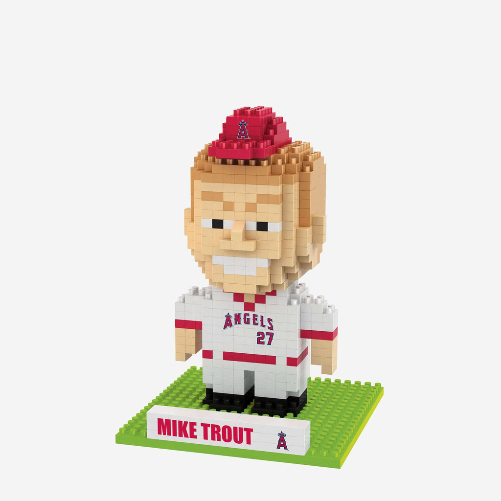 Mike Trout Los Angeles Angels BRXLZ Mini Player FOCO - FOCO.com