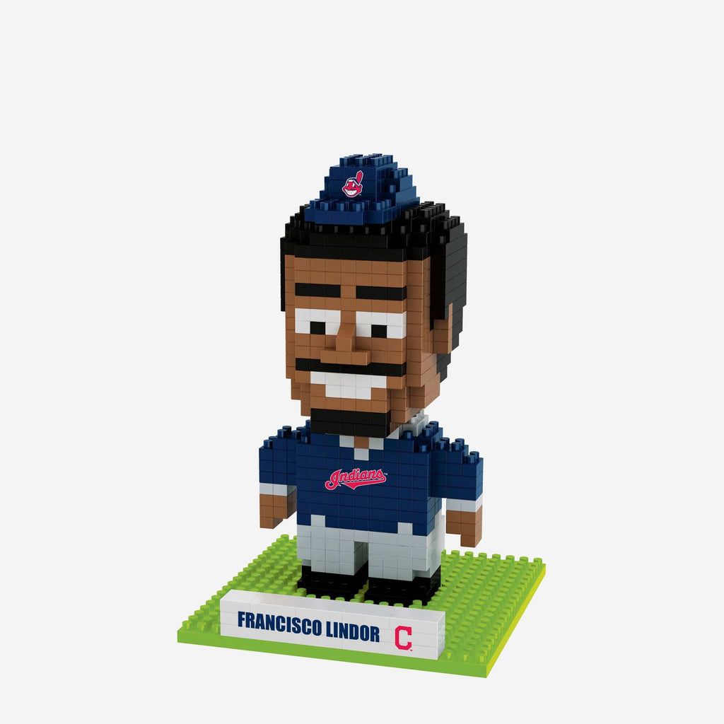 Francisco Lindor Cleveland Guardians BRXLZ Mini Player FOCO - FOCO.com