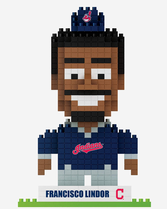 Francisco Lindor Cleveland Guardians BRXLZ Mini Player FOCO - FOCO.com