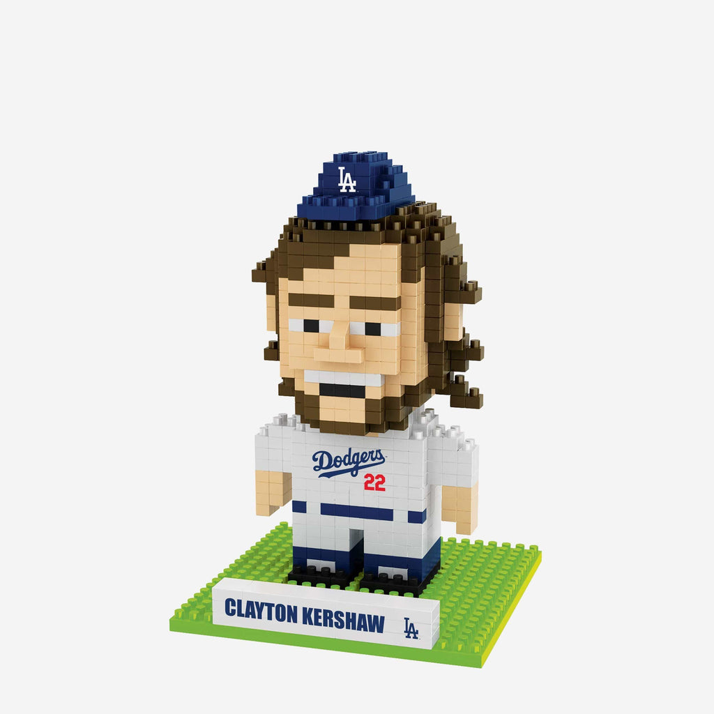 Clayton Kershaw Los Angeles Dodgers BRXLZ Mini Player FOCO - FOCO.com