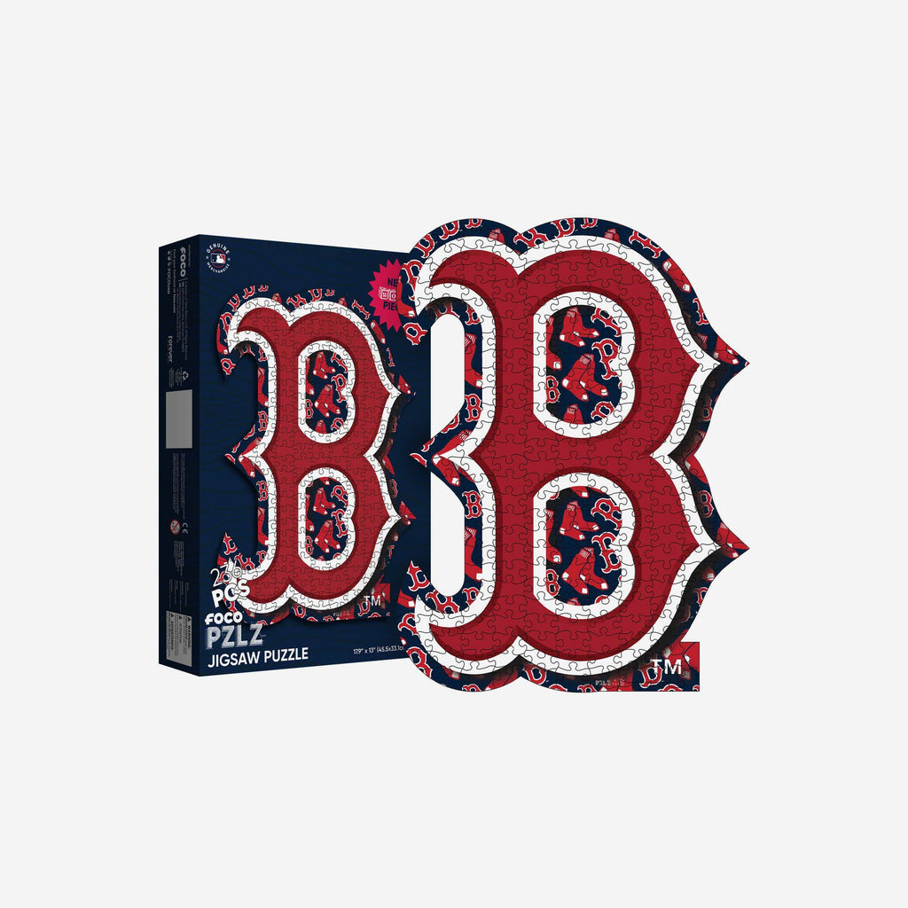 Boston Red Sox Logo Wood Jigsaw Puzzle PZLZ FOCO - FOCO.com