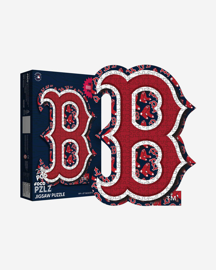 Boston Red Sox Logo Wood Jigsaw Puzzle PZLZ FOCO - FOCO.com