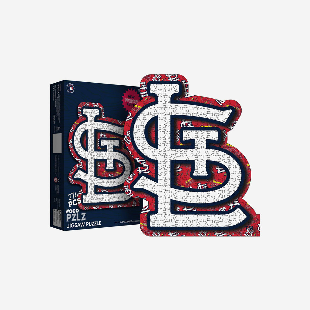 St Louis Cardinals Logo Wood Jigsaw Puzzle PZLZ FOCO - FOCO.com